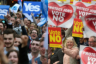 Scottish independence: Final day of campaigning ahead of vote