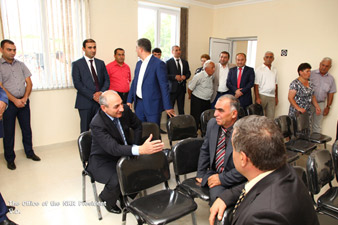 Президент НКР участвовал в церемония открытия нового центра в Нор Сейсулан
