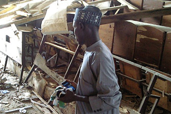 Gunmen set off bombs, open fire at college in Nigeria; 13 die