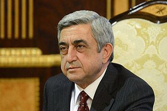 Armenian president receives Catholicoses Karekin II and Aram I 