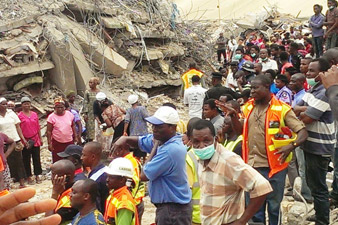 В Нигерии число жертв обрушения церкви возросло до 80 человек