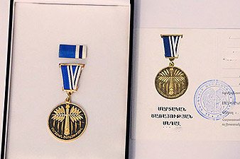 Президент НКР посмертно наградил медалью «За боевые заслуги» Мгера Акопяна