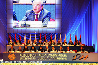 Президент НКР принял участие в Пятом форуме Армения-Диаспора 