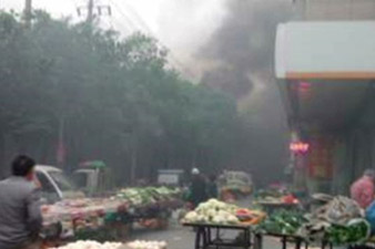 На западе Китая произошла серия взрывов