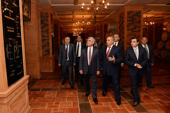 Президент Армении посетил с рабочим визитом Армавирскую область