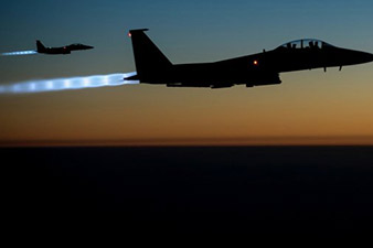 US-led airstrikes target Syrian gas plant