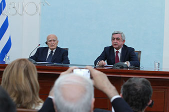 Նախագահ. Պարտավոր ենք ընդլայնել հայ-հունական տնտեսական հարաբերությունները