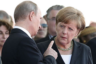 Меркель и Путин обсудили газовую проблему
