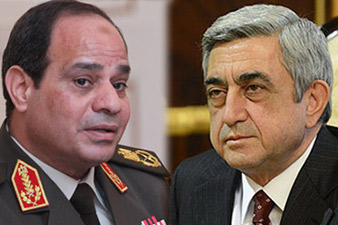 Armenian president offers condolences to president of Egypt  