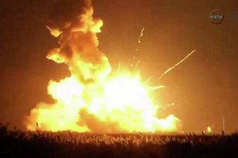 Antares rocket launch failed due to possible engine flaw