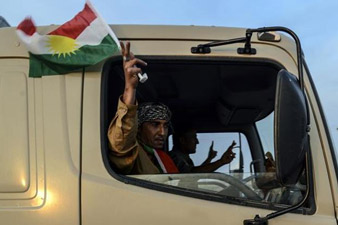 Iraqi Kurdish forces enter Syria to fight ISIS