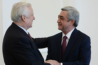Armenian president receives Nikolay Ryzhkov 