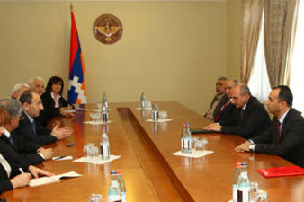 NKR president receives Armenian minister of urban development 