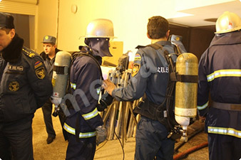 Fire in Yerevan SCC damages cloakroom 