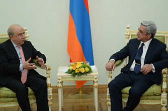 Президент Армении принял председателя Палаты представителей Кипра