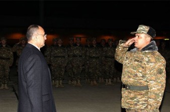 Armenian peacekeepers leave for Lebanon