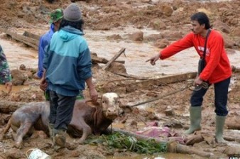 Indonesia landslide: Many missing in Java