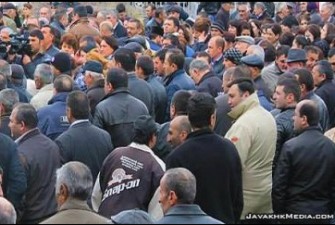 Բողոքի ցույց՝ Ախալքալաքում. Դրան մասնակցել են հարյուրավոր ջավախքցիներ