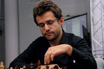 Levon Aronian and Samuel Sevian in Tata Steel chess tournament