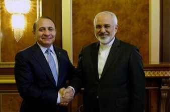 Hovik Abrahamyan receives Iran’s foreign minister