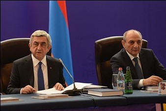 Президент НКР посетил Музей-институт Геноцида армян