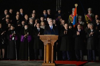 В Цицернакаберде обнародована Всеармянская декларация к 100-й годовщине Геноцида армян