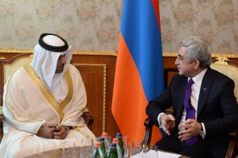 Serzh Sargsyan receives president of UAE Chess Federation