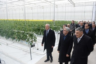 Президент Армении посетил с рабочим визитом Котайкскую область Армении