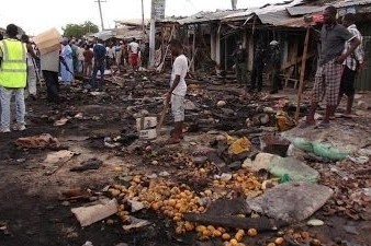 17 dead in bus blast in northeast Nigeria