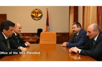 President of NKR meets Armenian minister of territorial administration