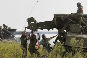 Артиллерийские подразделения российской военной базы ЮВО проводят в Армении полевые занятия
