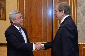 Президент Армении принял главу Евразийского банка развития