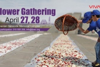 ‘Flower Gathering’ event at Armenian Genocide Memorial on April 27-28