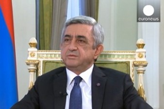 Саргсян: Признание Геноцида - самый короткий путь к примирению народов Армении и Турции