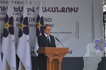 François Hollande: Recognition of Armenian Genocide is an act of peace