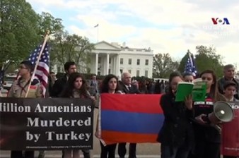 Armenian Genocide centenary: Candlelight vigil held outside White House