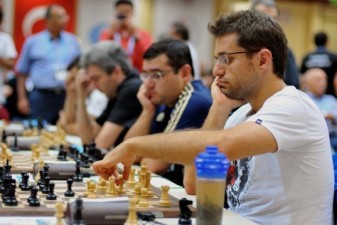 Сборная Армении по шахматам одержала победу над командой России
