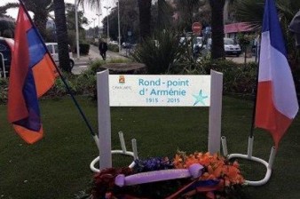 France’s Cavalaire-sure-Mer park named Armenia 1915-2015