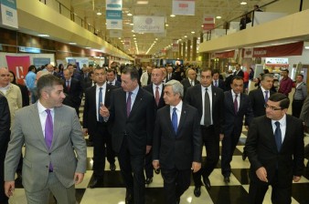 Президент Армении посетил выставку «Произведено в Армении»