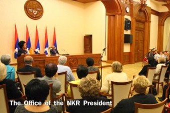 Президент НКР принял членов благотворительной организации «Союз армянской помощи»
