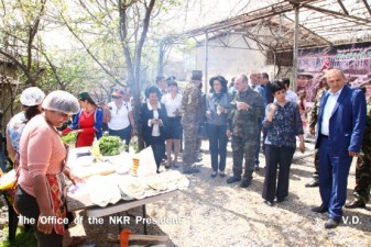 Президент НКР присутствовал на кулинарном фестивале «женгялов аца»