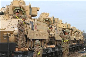 США отправили в Грузию тяжелую военную технику для военных учений