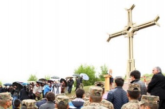 Armenian Genocide Centennial Monument unveiled in Stepanakert