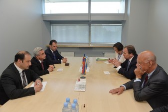Президент Армении встретился с премьером Швеции