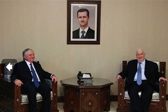 Глава МИД Армении провел встречи с руководством Сирии