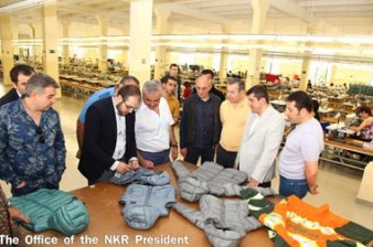 Karabakh President visits several workshops in Stepanakert