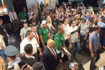 Portugal’s football delegation arrives in Yerevan