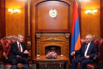 Galust Sahakyan Receives the Chairman of the Parliamentary Group of the People’s Party of Austria