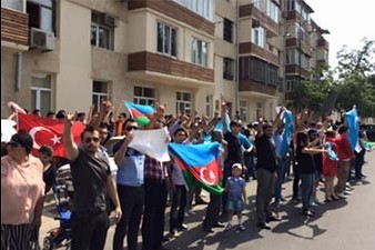 В Азербайджане задержаны трое участников акции протеста перед посольством Китая