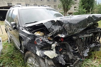 Car accident on Yerevan-Ijevan highway